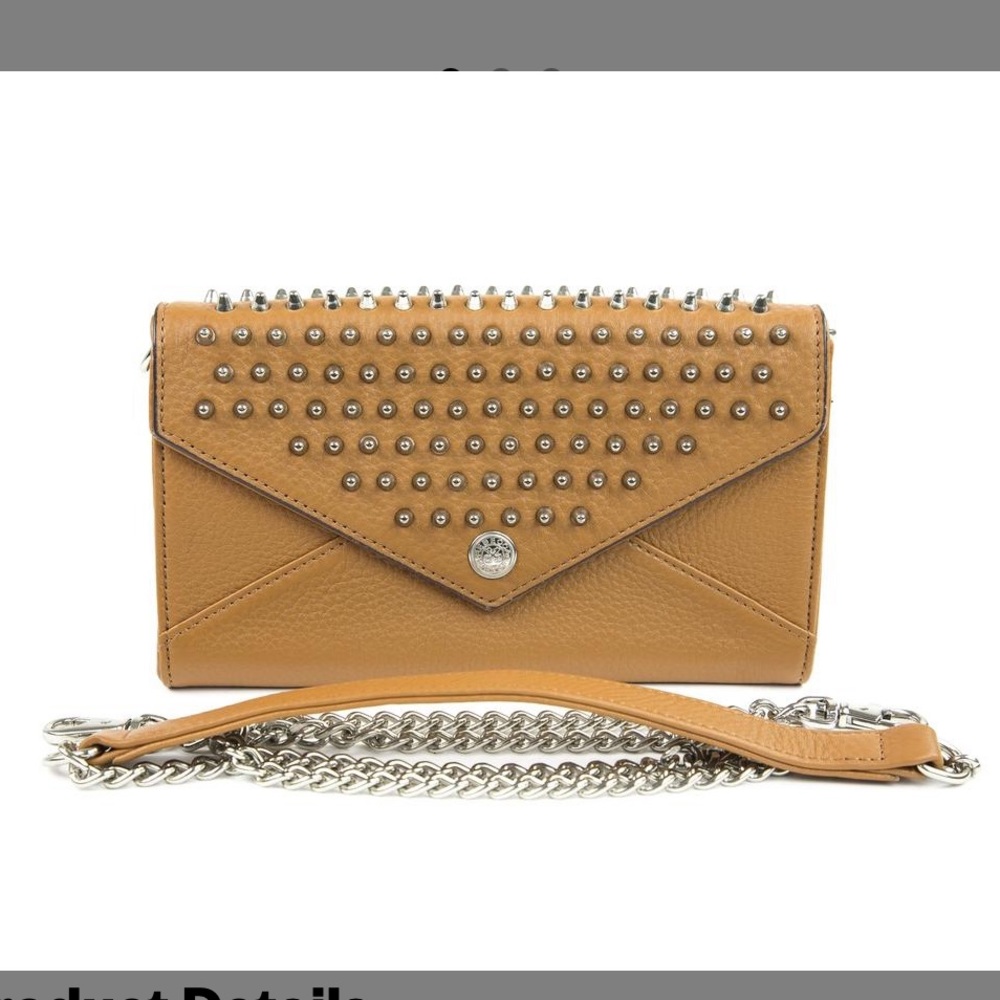 Rebecca Minkoff Wallet on a chain with studs